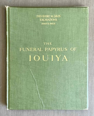 Item #M1201e The funeral papyrus of Iouiya. DAVIS Theodore M. - NAVILLE Edouard[newline]M1201e-00.jpeg