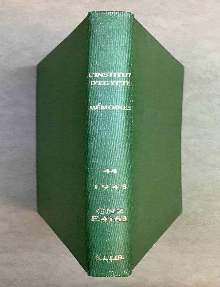 Item #M12033 Jabir ibn Hayyan. Contribution &agrave; l'histoire des id&eacute;es scientifiques dans l'Islam. Tome I: Le corpus des &eacute;crits jabiriens. Tome II: Jabir et la science grecque (complete set). KRAUS Paul.[newline]M12033-00.jpeg