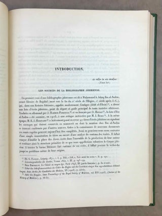 Jabir ibn Hayyan. Contribution &agrave; l'histoire des id&eacute;es scientifiques dans l'Islam. Tome I: Le corpus des &eacute;crits jabiriens. Tome II: Jabir et la science grecque (complete set)[newline]M12033-04.jpeg
