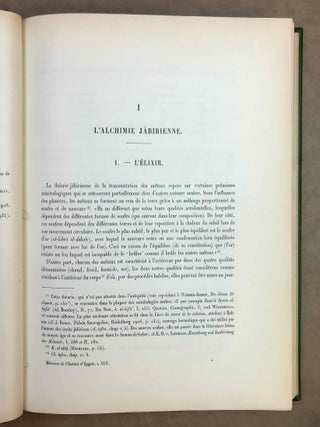 Jabir ibn Hayyan. Contribution &agrave; l'histoire des id&eacute;es scientifiques dans l'Islam. Tome I: Le corpus des &eacute;crits jabiriens. Tome II: Jabir et la science grecque (complete set)[newline]M12033-11.jpeg