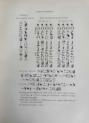 Fouilles de la Vallée des Rois (Catalogue Général du Musée du Caire, Nos 24001-24990). 2 volumes (complete set)