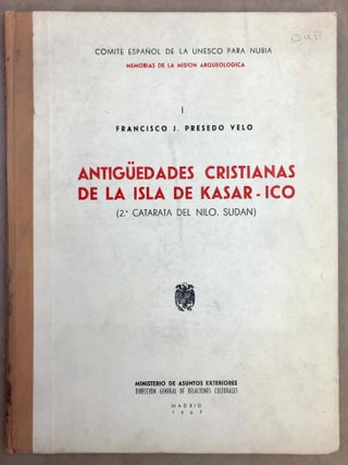 Memorias de la Misi&oacute;n Arqueol&oacute;gica Espa&ntilde;ola en Nubia (Egipto y Sud&aacute;n) 1, 2, 3, 4, 5, 7, 8 & 9.[newline]M12038-01.jpeg