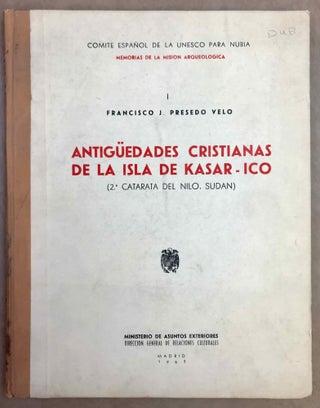 Memorias de la Misión Arqueológica Española en Nubia (Egipto y Sudán) 1, 2, 3, 4, 5, 7, 8 & 9.