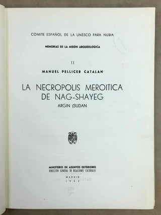Memorias de la Misi&oacute;n Arqueol&oacute;gica Espa&ntilde;ola en Nubia (Egipto y Sud&aacute;n) 1, 2, 3, 4, 5, 7, 8 & 9.[newline]M12038-06.jpeg