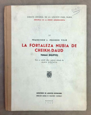 Memorias de la Misión Arqueológica Española en Nubia (Egipto y Sudán) 1, 2, 3, 4, 5, 7, 8 & 9.