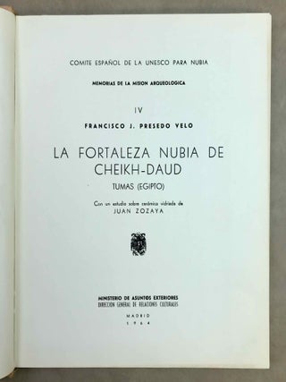 Memorias de la Misi&oacute;n Arqueol&oacute;gica Espa&ntilde;ola en Nubia (Egipto y Sud&aacute;n) 1, 2, 3, 4, 5, 7, 8 & 9.[newline]M12038-16.jpeg