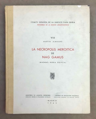 Memorias de la Misión Arqueológica Española en Nubia (Egipto y Sudán) 1, 2, 3, 4, 5, 7, 8 & 9.