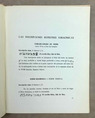 Memorias de la Misión Arqueológica Española en Nubia (Egipto y Sudán) 1, 2, 3, 4, 5, 7, 8 & 9.