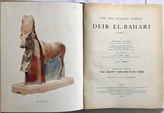 The XIth Dynasty Temple at Deir El-Bahari. Part I, II & III (complete set)