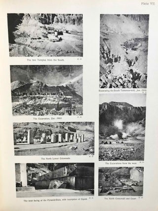 The XIth Dynasty Temple at Deir El-Bahari. Part I, II & III (complete set)