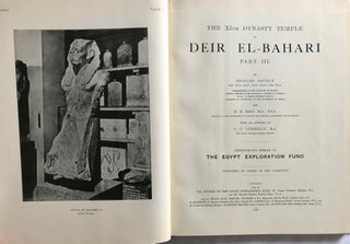 The XIth Dynasty Temple at Deir El-Bahari. Part I, II & III (complete set)
