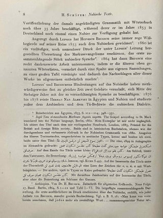 Nubische texte im Dialekte der Kunûzi (mundart von Abuhôr)