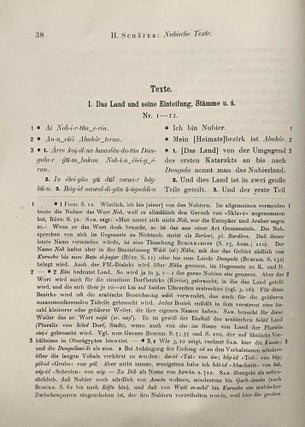 Nubische texte im Dialekte der Kunûzi (mundart von Abuhôr)