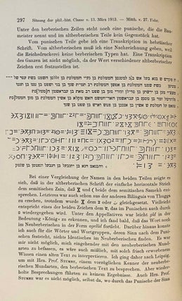 Eine punisch-altberberische Bilinguis aus einem Tempel des Massinissa