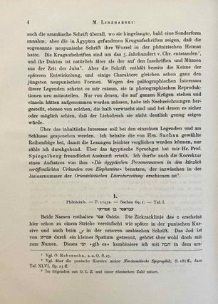 Phönizische und aramäische Krugaufschriften aus Elephantine