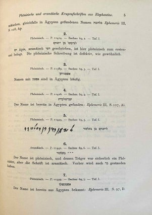 Phönizische und aramäische Krugaufschriften aus Elephantine