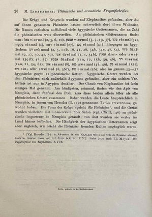 Phönizische und aramäische Krugaufschriften aus Elephantine