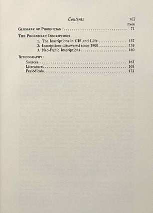A grammar of the Phoenician language