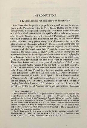A grammar of the Phoenician language
