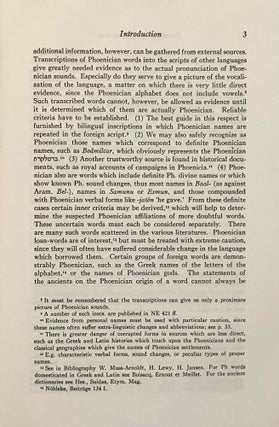 A grammar of the Phoenician language