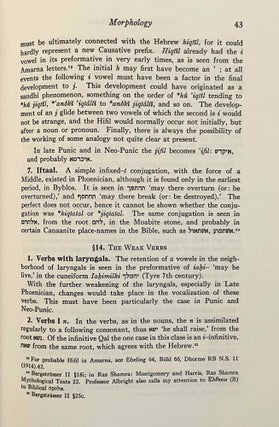 A grammar of the Phoenician language