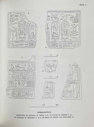 Ahnas el-Medineh and The tomb of Paheri at El-Kab. With chapters on Mendes, the nome of Thoth and Leontopolis by Edouard Naville. And appendix on Byzantine sculptures by Professor T. Hayter Lewis.