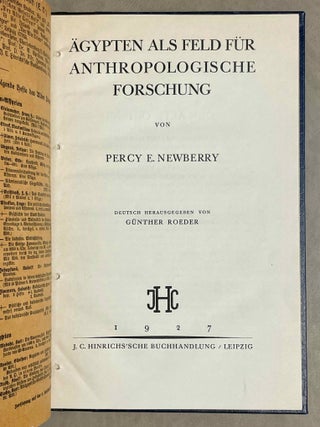 &Auml;gypten als Feld f&uuml;r anthropologische Forschung[newline]M1208-02.jpeg