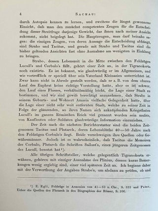 Ueber die Lage von Tigranokerta