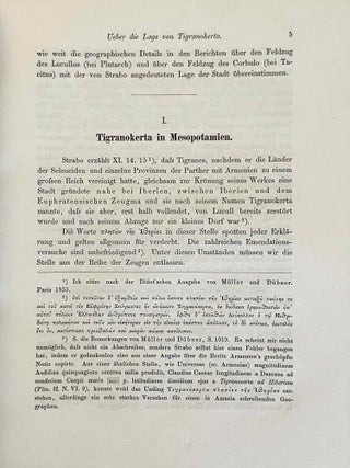 Ueber die Lage von Tigranokerta