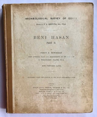 Beni Hasan. Part I, II, III & IV (complete set). Signed copies.[newline]M1209l-15.jpg