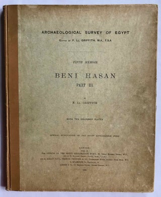Beni Hasan. Part I, II, III & IV (complete set). Signed copies.[newline]M1209l-25.jpg