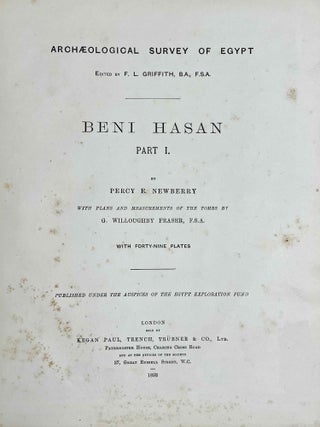 Beni Hasan. Part I. II, III & IV (complete set)[newline]M1209n-04.jpeg