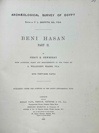 Beni Hasan. Part I. II, III & IV (complete set)[newline]M1209n-21.jpeg