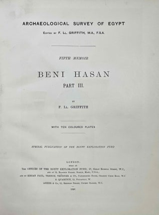 Beni Hasan. Part I. II, III & IV (complete set)[newline]M1209n-32.jpeg