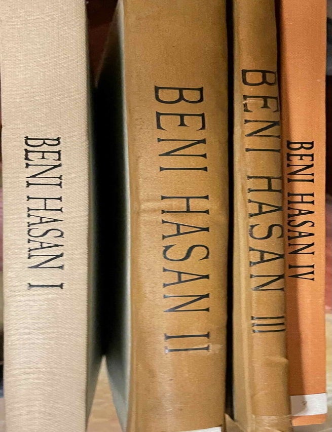 Item #M1209w Beni Hasan. Part I, II, III & IV (complete set). GRIFFITH Francis Llewellyn T. - NEWBERRY Percy E.[newline]M1209w-00.jpeg