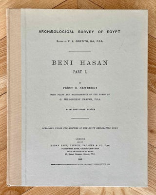 Item #M1209x Beni Hasan. Part I. GRIFFITH Francis Llewellyn T. - NEWBERRY Percy E