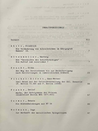 Miscellanea aegyptologica. Wolfgang Helck zum 75. Geburtstag.