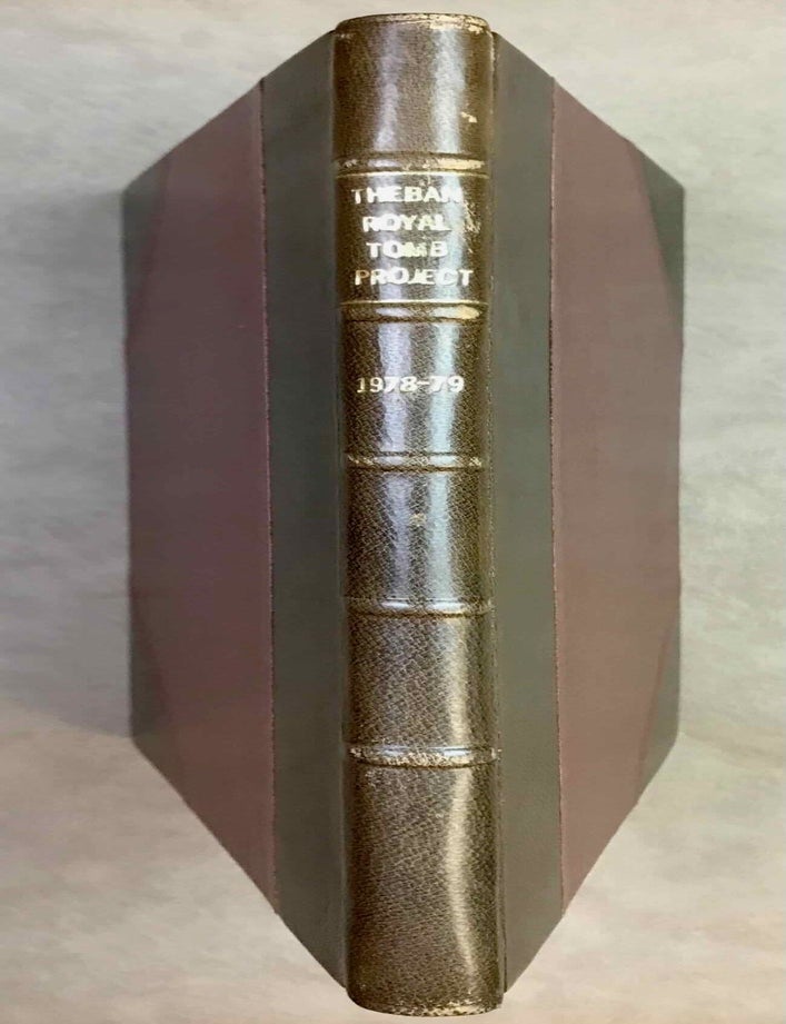 Item #M12125 Theban Royal Tomb Project (1978-1979). XEROX. CURTIS Garniss H. - ROMER John - MONAGHAN Marc - CICCARELLO Mark - ESHERICK Joseph.[newline]M12125-00.jpeg