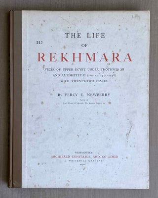 Item #M1213c The Life of Rekhmara, Vezîr of Upper Egypt Under Thothmes III and Amenhetep II...[newline]M1213c-00.jpeg