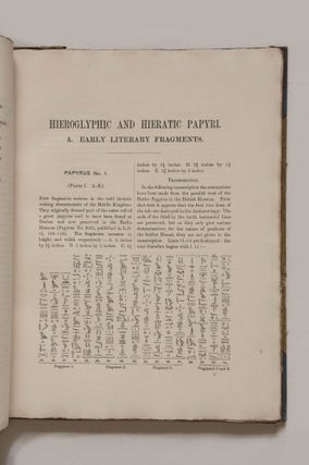 The Amherst papyri. Being an account of the Egyptian Papyri in the collection of the Right Hon. Lord Amherst of Hacknet, F.S.A., at Didlington Hall, Norfolk. With an appendix on a coptic papyrus, by W.E. Crum. Vol. I.[newline]M1214-03.jpg