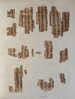 The Amherst papyri. Being an account of the Egyptian Papyri in the collection of the Right Hon. Lord Amherst of Hacknet, F.S.A., at Didlington Hall, Norfolk. With an appendix on a coptic papyrus, by W.E. Crum. Vol. I.[newline]M1214-07.jpg