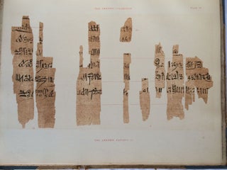 The Amherst papyri. Being an account of the Egyptian Papyri in the collection of the Right Hon. Lord Amherst of Hacknet, F.S.A., at Didlington Hall, Norfolk. With an appendix on a coptic papyrus, by W.E. Crum. Vol. I.[newline]M1214-10.jpg