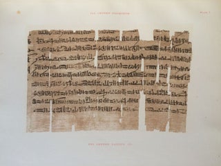 The Amherst papyri. Being an account of the Egyptian Papyri in the collection of the Right Hon. Lord Amherst of Hacknet, F.S.A., at Didlington Hall, Norfolk. With an appendix on a coptic papyrus, by W.E. Crum. Vol. I.[newline]M1214-11.jpg