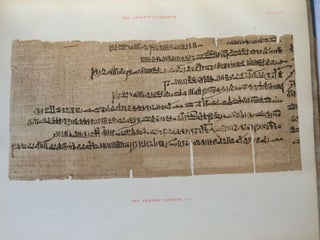 The Amherst papyri. Being an account of the Egyptian Papyri in the collection of the Right Hon. Lord Amherst of Hacknet, F.S.A., at Didlington Hall, Norfolk. With an appendix on a coptic papyrus, by W.E. Crum. Vol. I.[newline]M1214-12.jpg