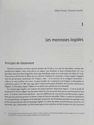 Les monnaies des fouilles du Centre d'Etudes Alexandrines. Les monnayages de bronze &agrave; Alexandrie de la conqu&ecirc;te d'Alexandre &agrave; l'Egypte moderne.