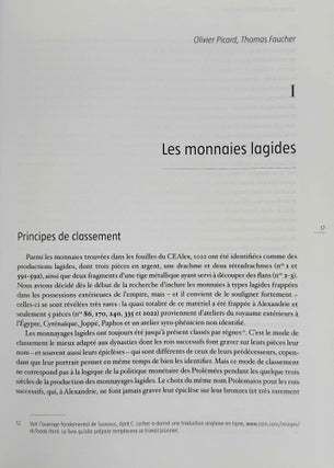 Les monnaies des fouilles du Centre d'Etudes Alexandrines. Les monnayages de bronze à Alexandrie de la conquête d'Alexandre à l'Egypte moderne.