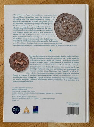 Les monnaies des fouilles du Centre d'Etudes Alexandrines. Les monnayages de bronze à Alexandrie de la conquête d'Alexandre à l'Egypte moderne.