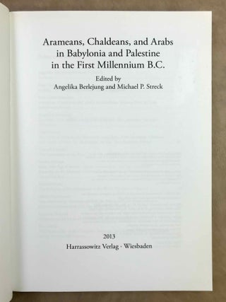 Arameans, Chaldeans, and Arabs in Babylonia and Palestine in the First Millennium B.C.[newline]M12191-01.jpeg