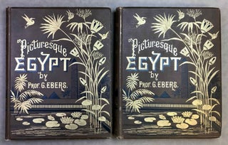 Item #M12197 Egypt. Descriptive, historical, and picturesque. 2 volumes (complete set). EBERS Georg
