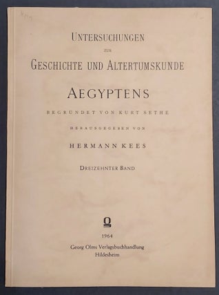 Item #M1221a Beiträge zur Geschichte der Stierkulte in Aegypten. OTTO Eberhard[newline]M1221a-00.jpeg